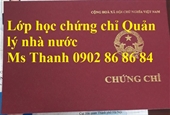 Chứng chỉ ngạch Chuyên viên, chuyên viên chính