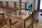 Chuyên bán bàn ghế gỗ giá rẻ, an toàn cho trẻ