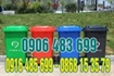 Chuyên cung cấp thùng rác 120lit, 240lit xe thu gom rác 660lit
