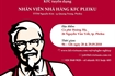 KFC Nguyễn Kim Gia Lai tuyển dụng Nhân viên phục vụ bán thời gian